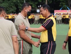 Olah Raga Bersama TNI-Polri Kapolres: Perkuat Sinergitas