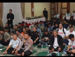Kapolres Metro Tangerang Kota Adakan Nobar Piala Dunia Qatar 2022 Bareng Wartawan