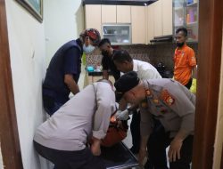 Tim Identifikasi Polres Metro Tangerang Kota lakukan olah TKP wanita di duga Bunuh Diri