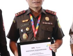 Dihari Anti korupsi Kajati Banten meraih Penghargaan