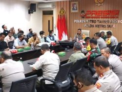 TNI-Polri Tangerang Siap Lakukan Pengamanan Malam Tahun Baru 2023, Diwilayah Hukum Polres Metro Tangerang Kota