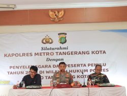 Penyelenggaraan Pemilu 2024 Aman dan Lancar, Kapolres Metro Tangerang Kota Silaturahmi dengan KPU, Bawaslu dan Parpol