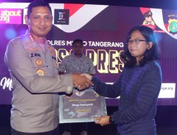 Pemenang Lomba Film Pendek dan Foto Lensa Presisi, Kapolres Metro Tangerang Kota Motivasi Pemuda dalam Berkreasi