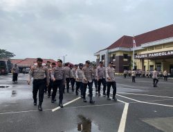 Polres Pandeglang Gelar Latihan Perdaspol Guna Tingkatkan Disiplin dan Kemampuan Personil