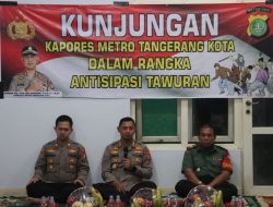 Sasar Wilayah Rawan Tawuran, Kapolres Metro Tangerang Kota Gelar Rembug Warga