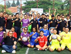 Perkuat Sinergisitas, Polri dan Jurnalis Gelar Seven Soccer