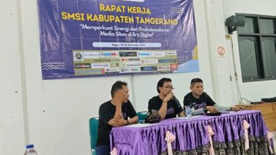 SMSI Kabupaten Tangerang Menggelar Raker Perdana di Cisarua Bogor